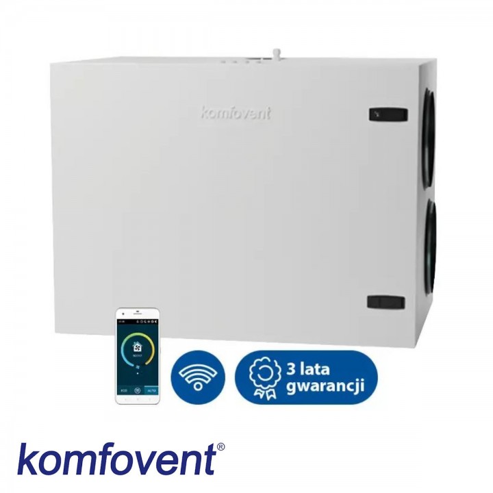 Rekuperator KOMFOVENT R700H wraz z podstawowym montażem + C6.2