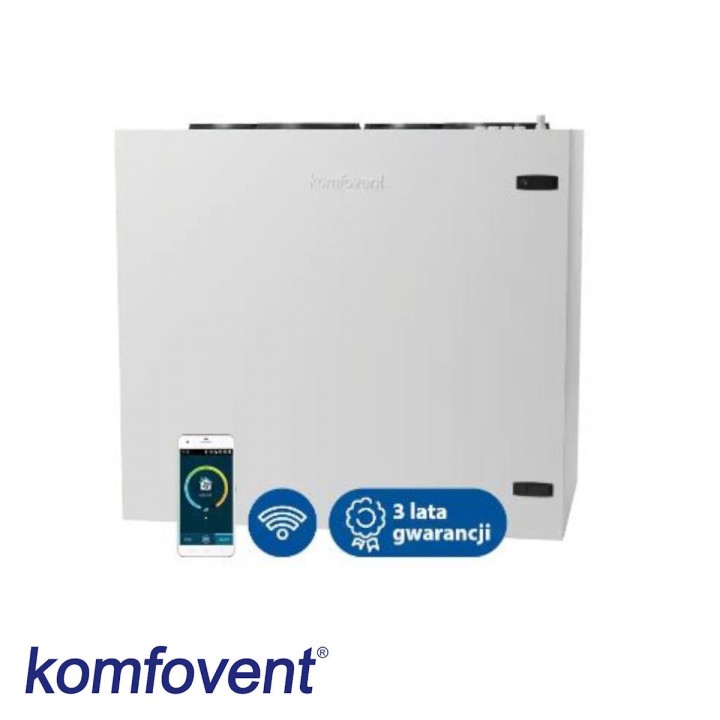 Rekuperator KOMFOVENT R700V wraz z podstawowym montażem + C6.2
